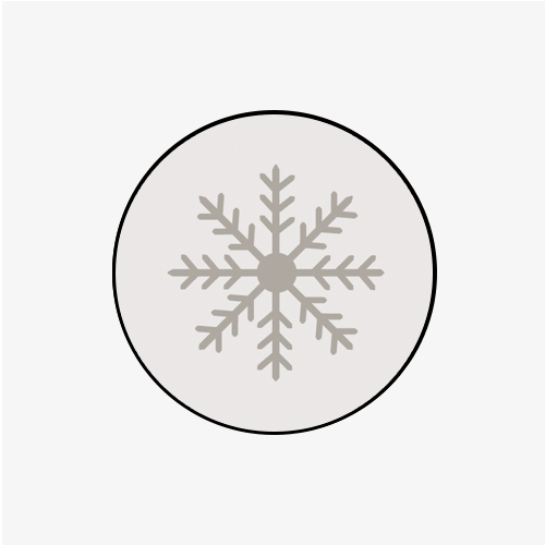 [모딘톡] 겨울 눈꽃송이 - 눈꽃송이 (10color)