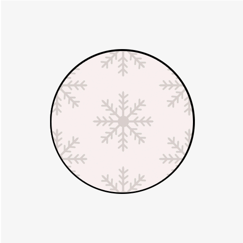 [모딘톡] 겨울 눈꽃송이 - 패턴 (10color)