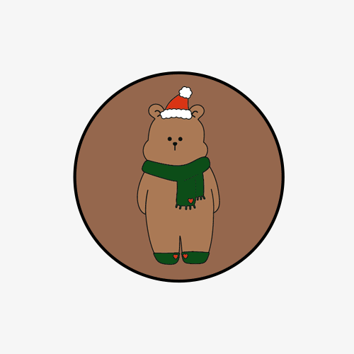 [모딘톡] 겨울나기 모딩곰 (2color)